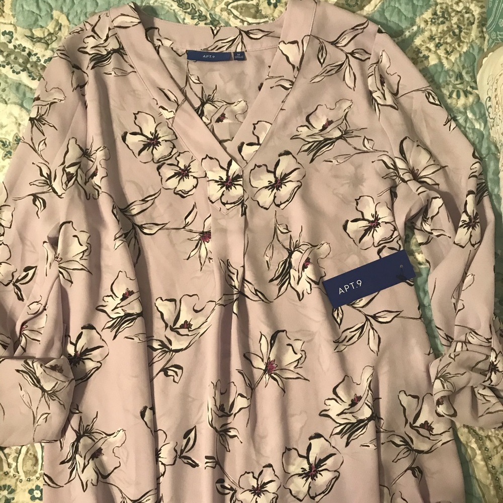 APT 9 Purple Blouse